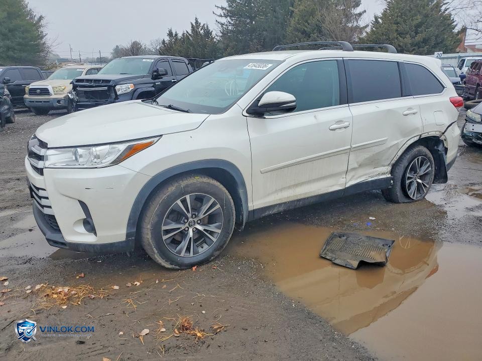 2019 TOYOTA HIGHLANDER LE – Lot 41645036 auction photo