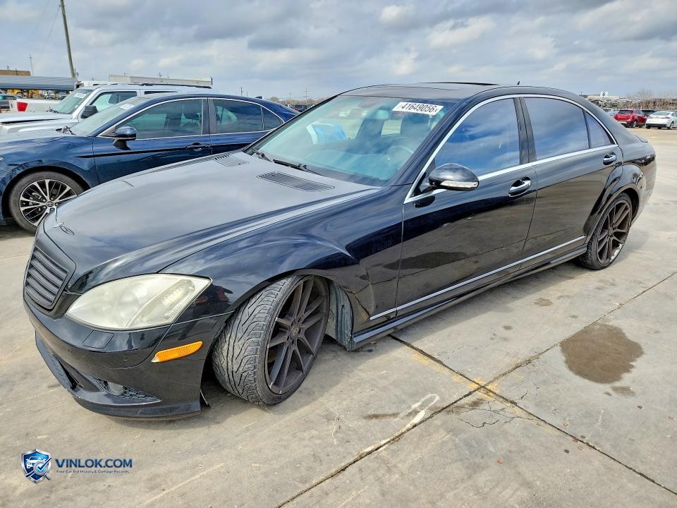 2007 MERCEDES BENZ S 550 4MATIC – Lot 41649056 auction photo