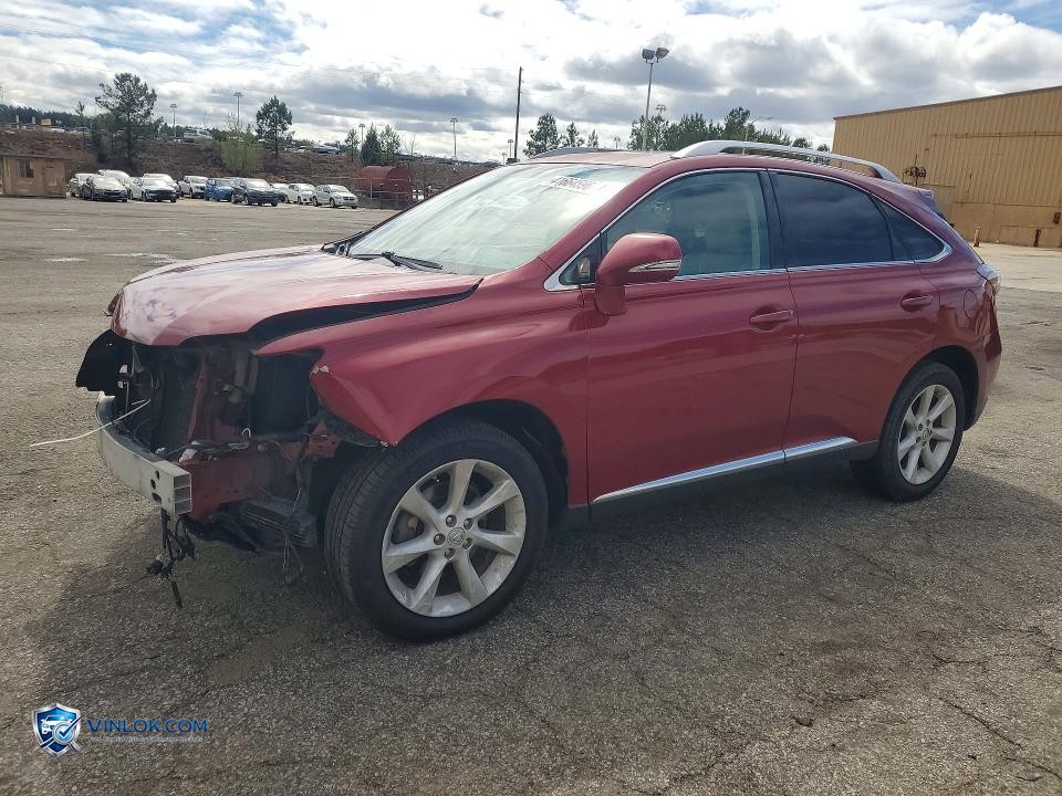 2012 LEXUS RX 350 – Lot 41664596 auction photo