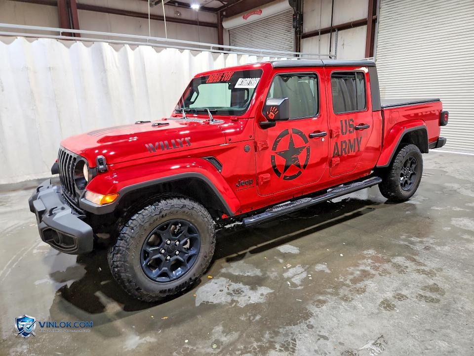 2023 JEEP GLADIATOR SPORT – Lot 41689196 auction photo