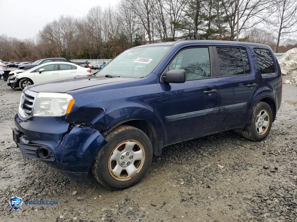 2014 HONDA PILOT LX – Lot 41690606 auction photo