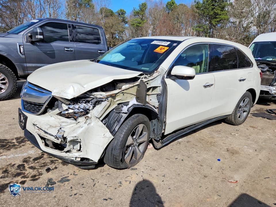 2016 ACURA MDX – Lot 41698916 auction photo