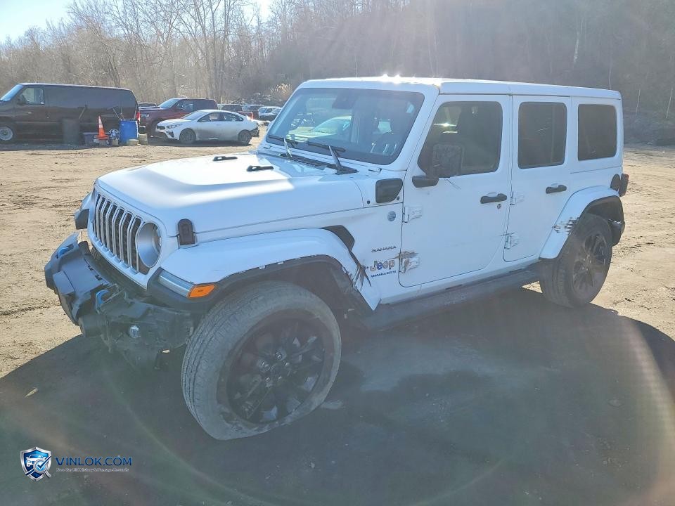 2024 JEEP WRANGLER SAHARA 4XE – Lot 41802396 auction photo