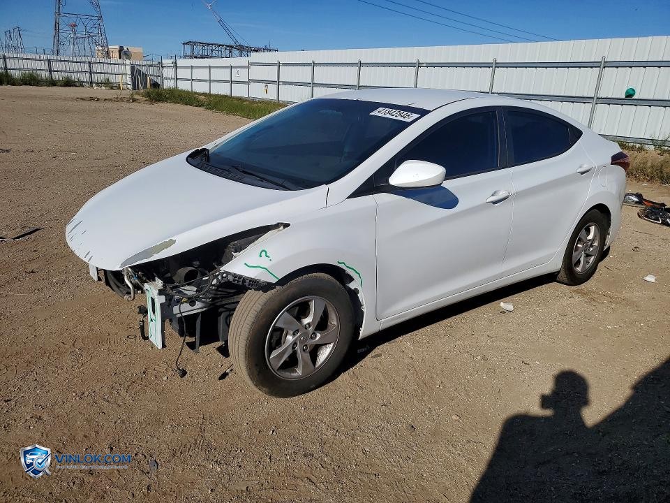 2015 HYUNDAI ELANTRA SE – Lot 41842846 auction photo