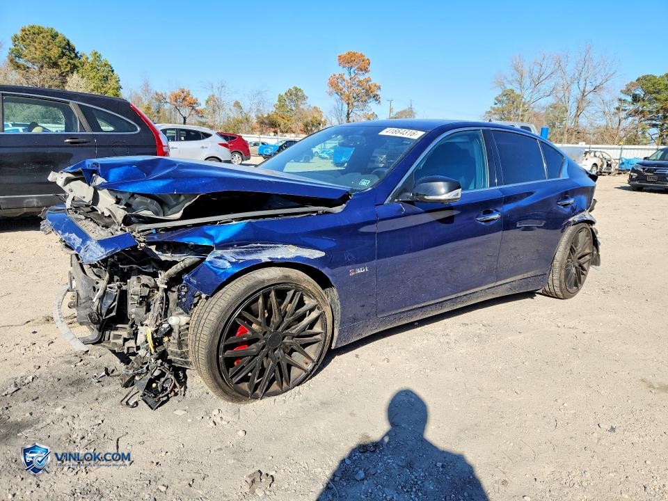 2018 INFINITI Q50 RED SPORT 400 – Lot 41884316 auction photo