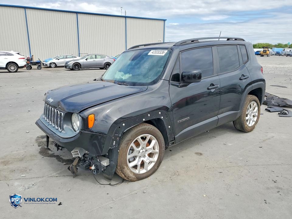 2017 JEEP RENEGADE LATITUDE – Lot 42020336 auction photo