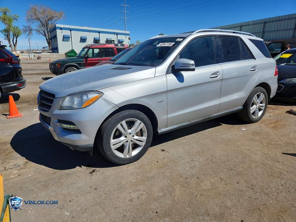 2012 MERCEDES-BENZ ML 350 4MATIC – Lot 42047156 auction photo