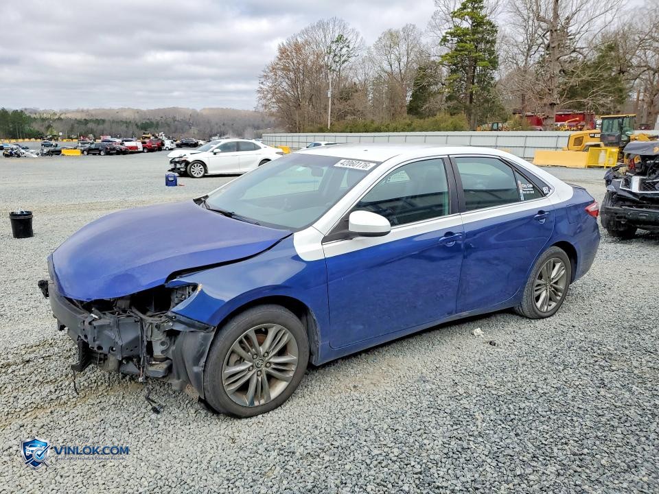 2016 TOYOTA CAMRY SE – Lot 42060176 auction photo