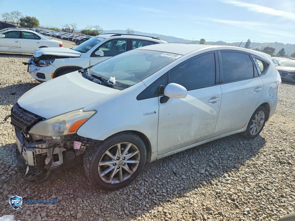 2013 TOYOTA PRIUS V FIVE – Lot 45461286 auction photo