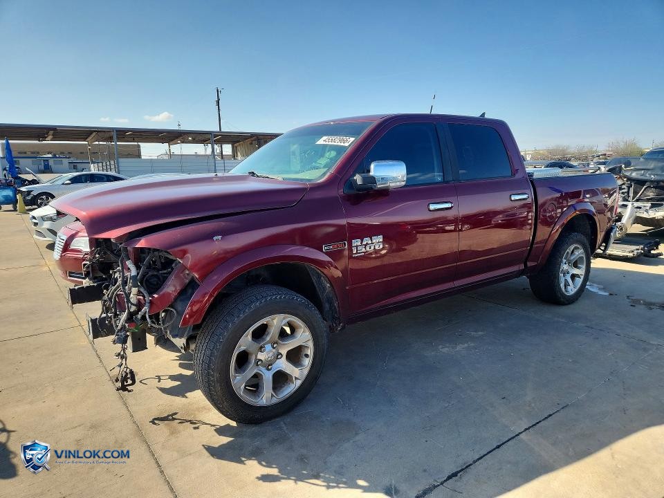 2018 RAM 1500 LARAMIE 4WD 3.0L V6 TDSL – Lot 45582966 auction photo