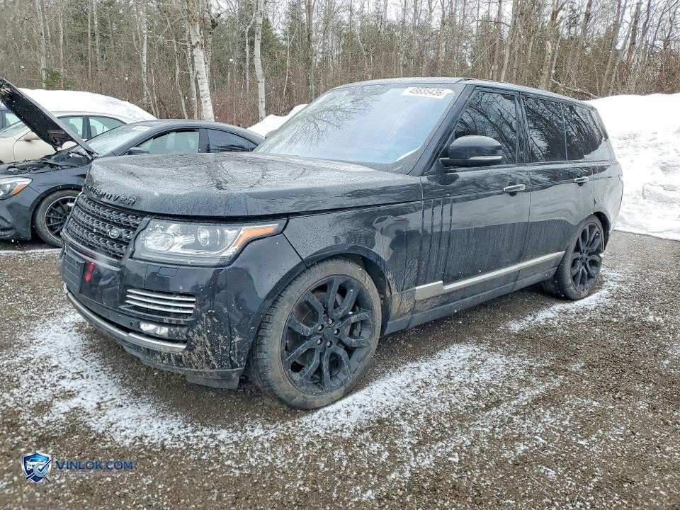 2015 LAND ROVER RANGE ROVER AUTOBIOGRAPHY – Lot 45635436 auction photo