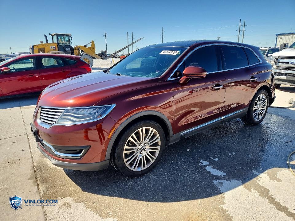 2016 LINCOLN TOWNHOUSE MKX – Lot 45654176 auction photo