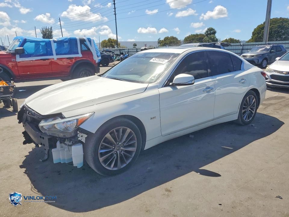 2018 INFINITI Q50 3.0T LUXE – Lot 45728446 auction photo