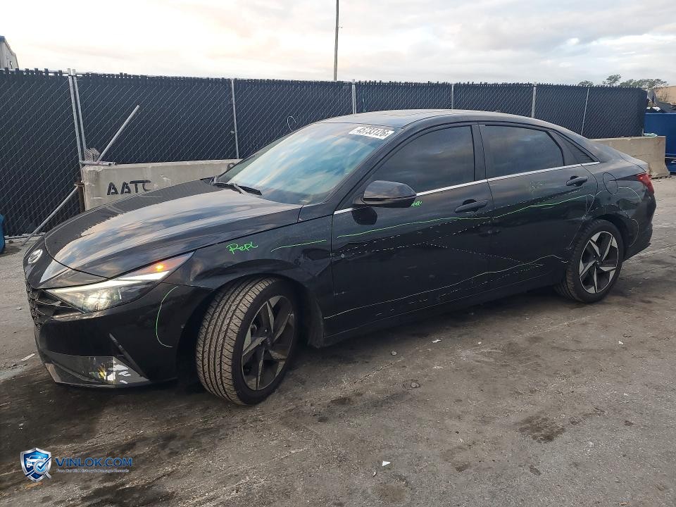 2023 HYUNDAI ELANTRA LIMITED – Lot 45733126 auction photo