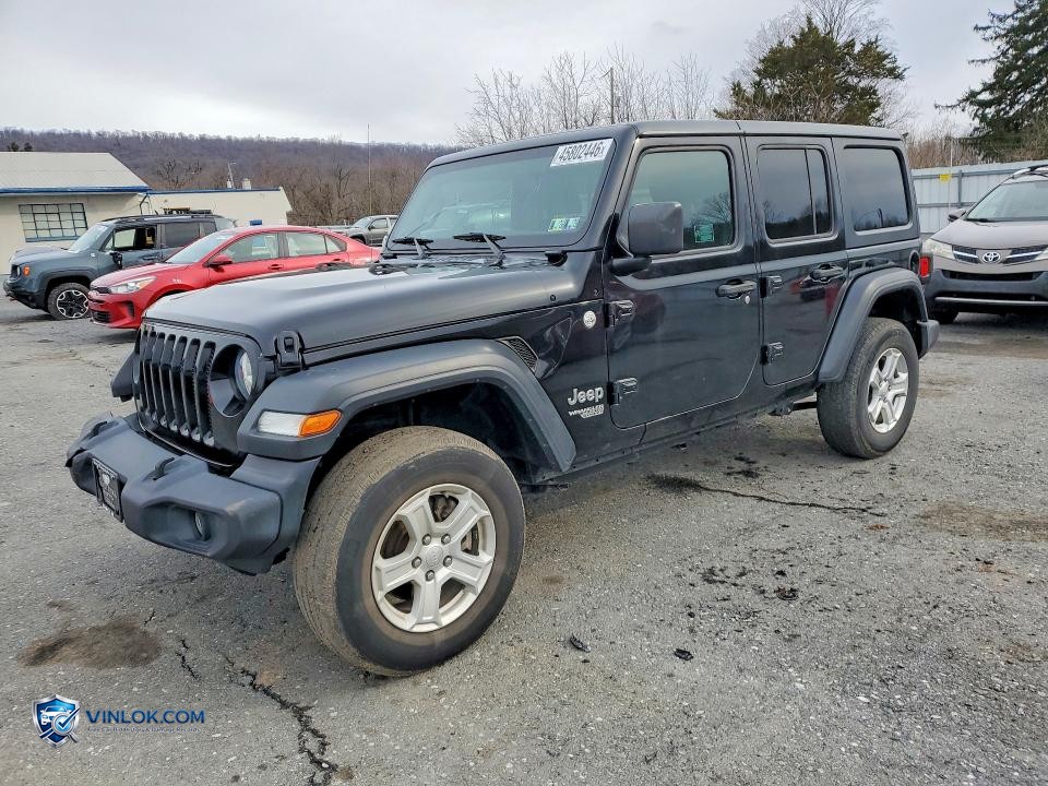 2019 JEEP WRANGLER UNLIMITED SPORT – Lot 45802446 auction photo