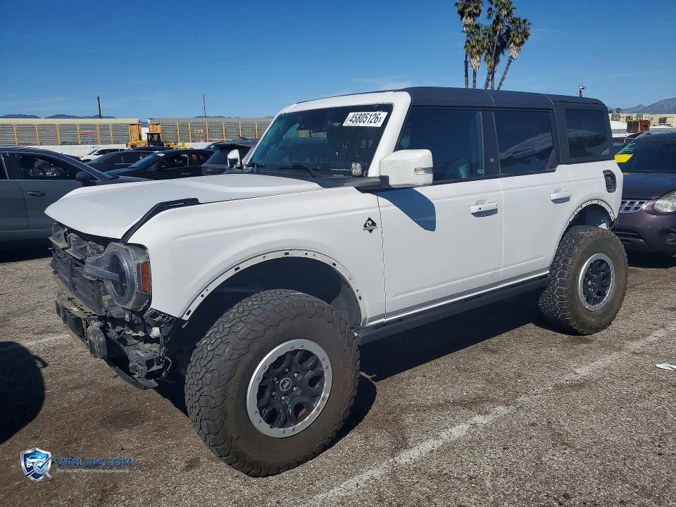 2023 FORD BRONCO BASE – Lot 45805126 auction photo