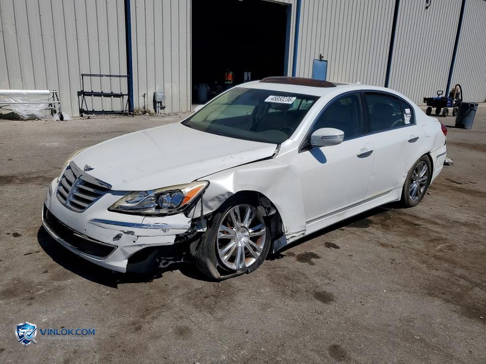 2012 HYUNDAI GENESIS 3.8L V6 – Lot 45850236 auction photo