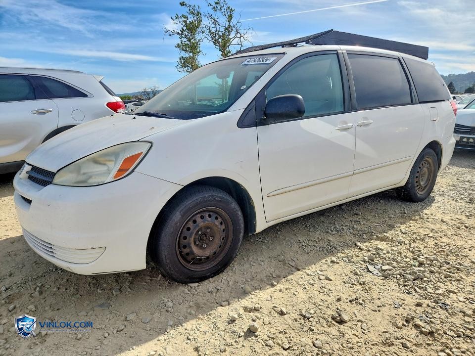 2004 TOYOTA SIENNA LE 7 PASSENGER – Lot 45880866 auction photo