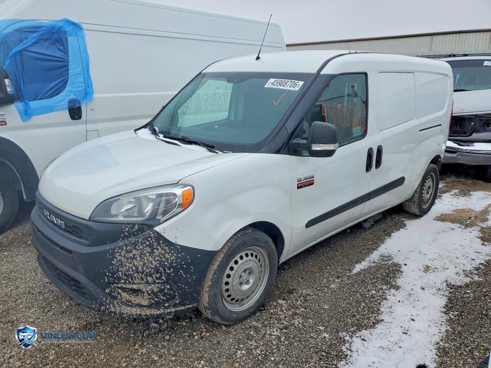 2021 RAM PROMASTER CITY ST DELIVERY VAN – Lot 45908706 auction photo