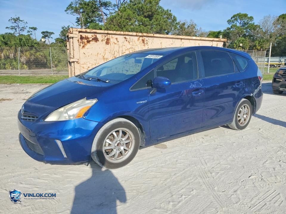 2013 TOYOTA PRIUS V TWO – Lot 45913506 auction photo