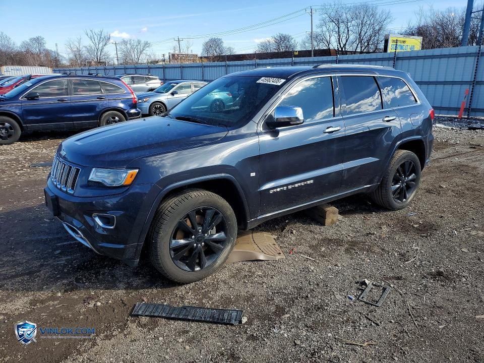 2015 JEEP GRAND CHEROKEE OVERLAND – Lot 45962406 auction photo