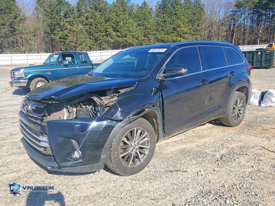 2018 TOYOTA HIGHLANDER XLE – Lot 46019976 auction photo