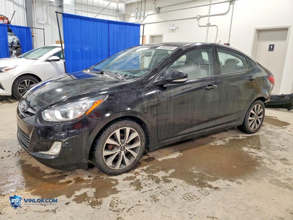 2014 HYUNDAI ACCENT GLS – Lot 46020966 auction photo