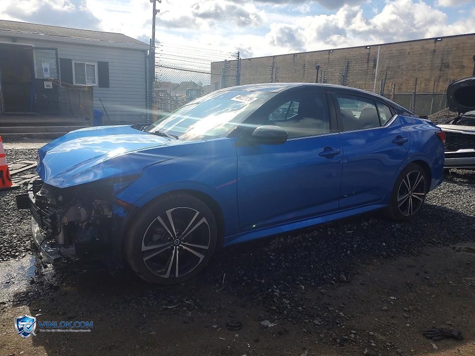 2022 NISSAN SENTRA SR – Lot 46022126 auction photo