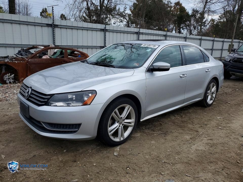 2014 VOLKSWAGEN PASSAT SE – Lot 46100776 auction photo
