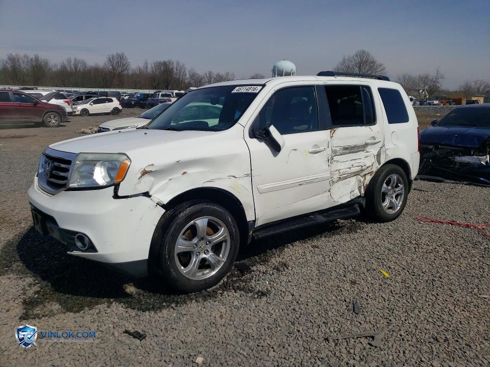 2015 HONDA PILOT EXLN – Lot 46114816 auction photo