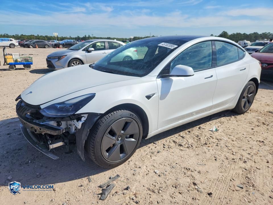 2021 TESLA MODEL 3 – Lot 46182086 auction photo