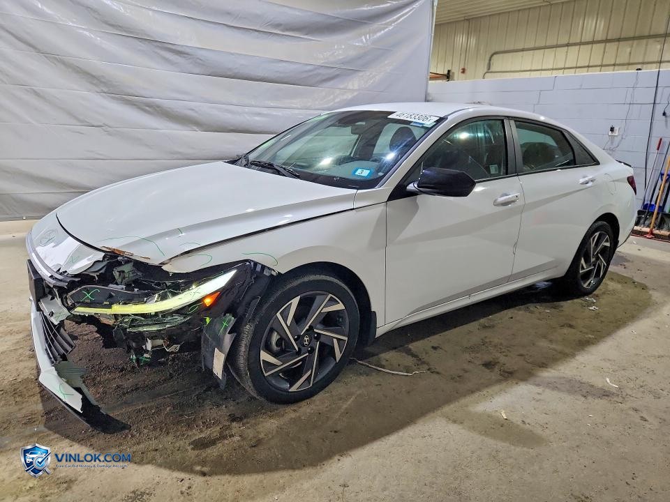 2025 HYUNDAI ELANTRA SEL SPORT – Lot 46183306 auction photo
