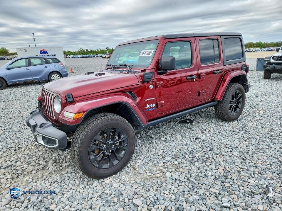 2021 JEEP WRANGLER UNLIMITED SAHARA 4XE – Lot 46198256 auction photo
