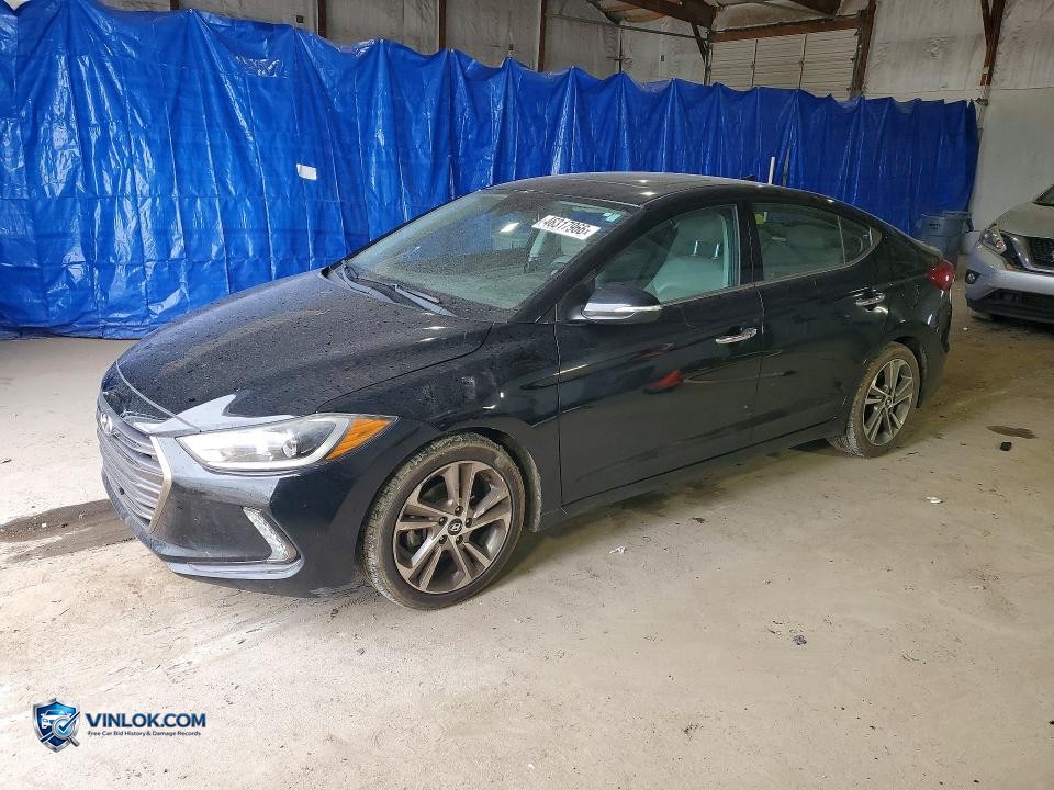 2017 HYUNDAI ELANTRA LIMITED – Lot 46317966 auction photo