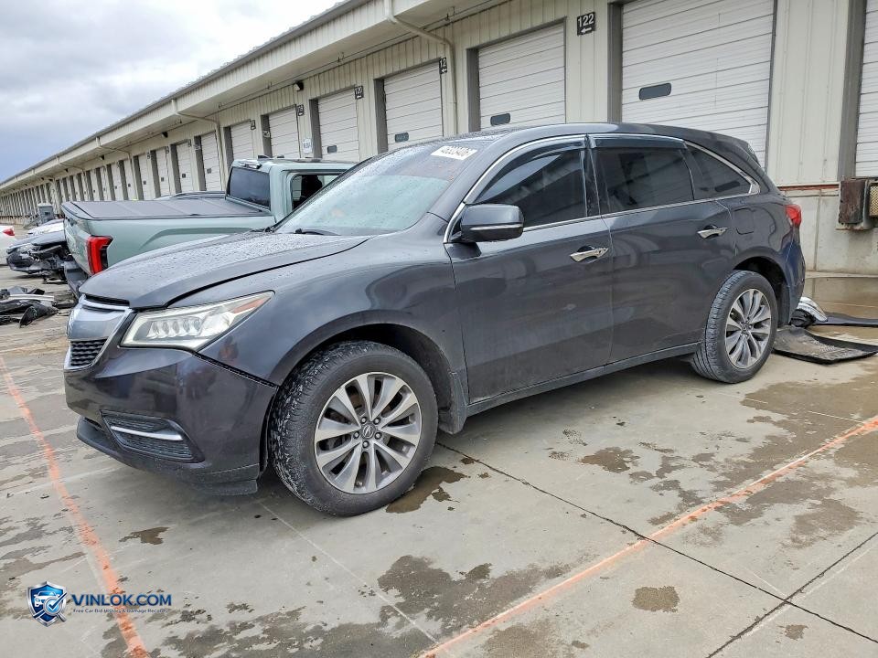 2016 ACURA MDX TECHNOLOGY – Lot 46323406 auction photo