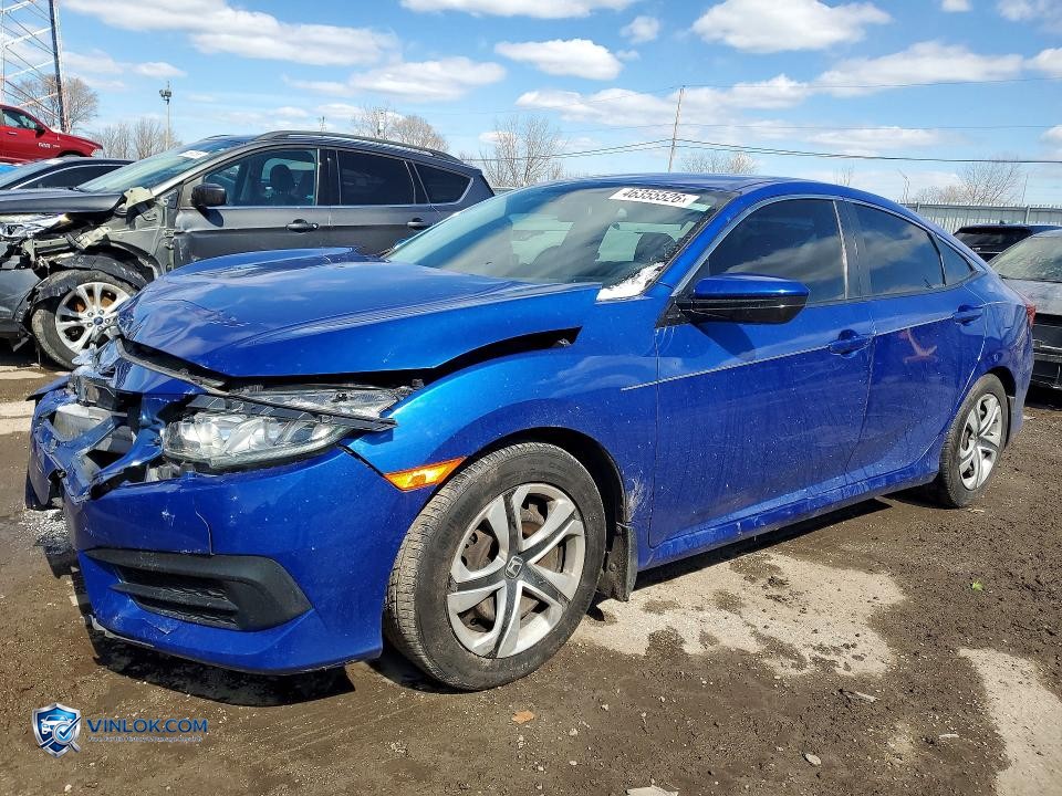 2016 HONDA CIVIC LX – Lot 46355526 auction photo