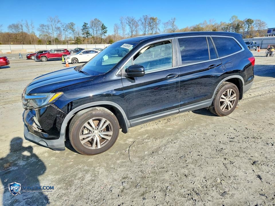 2017 HONDA PILOT EXLN – Lot 46486686 auction photo