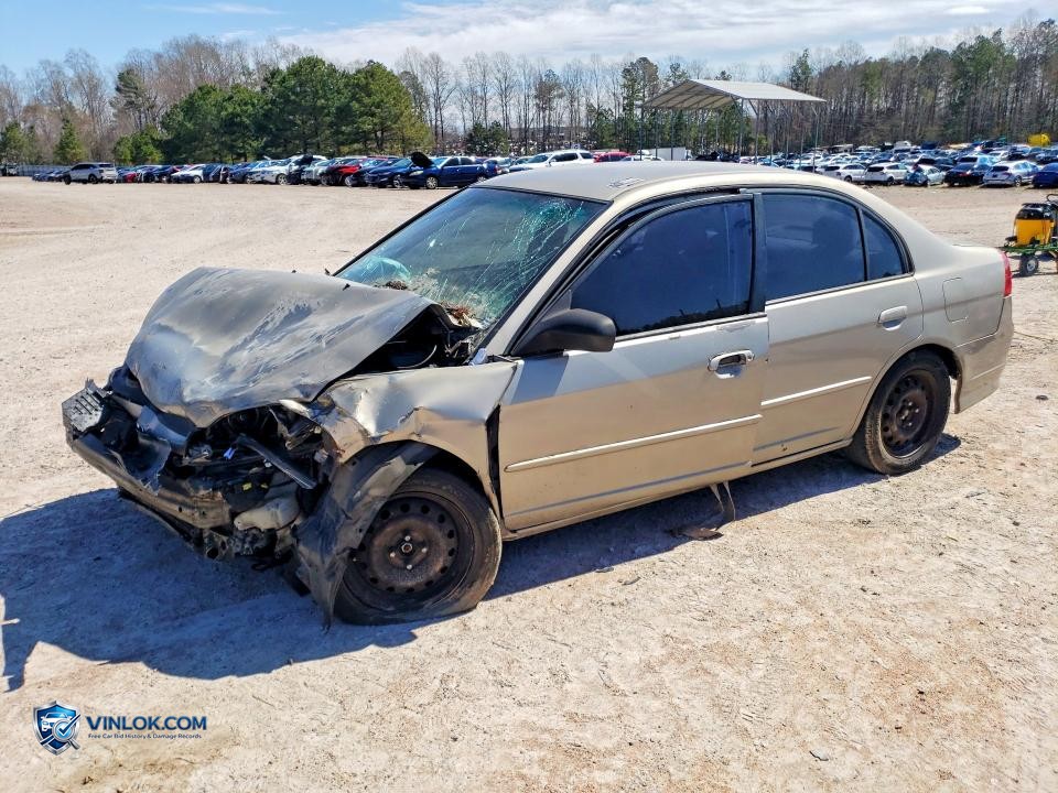 2004 HONDA CIVIC LX – Lot 46555196 auction photo