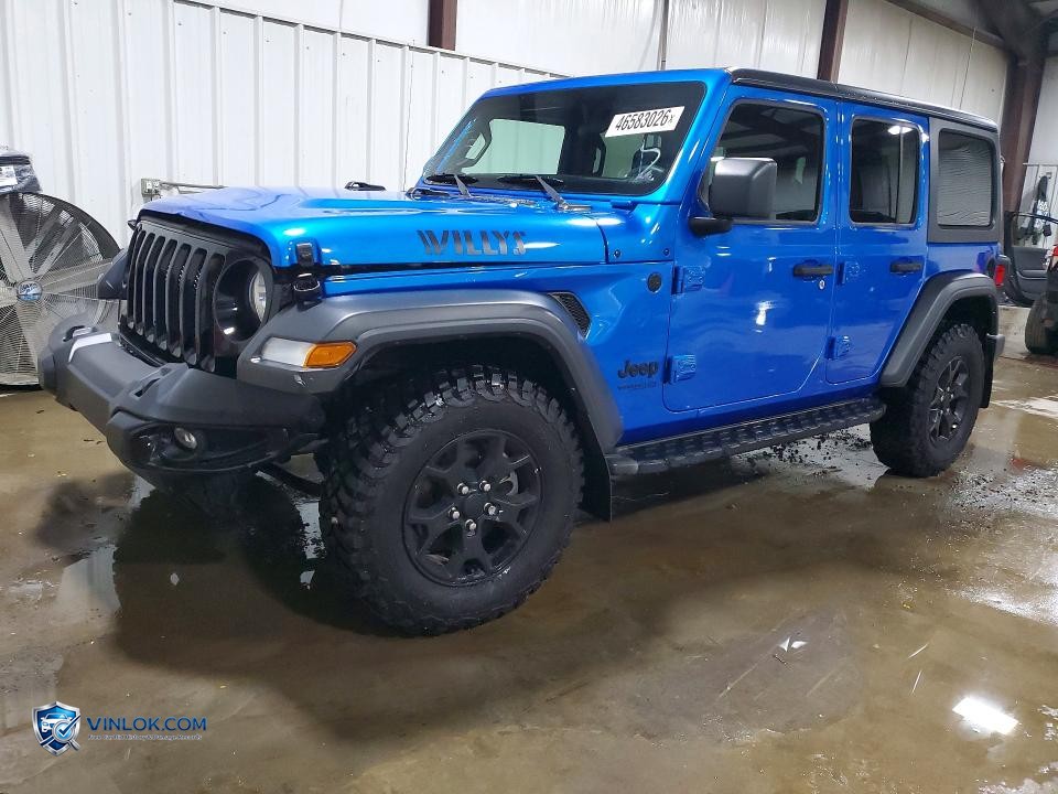 2021 JEEP WRANGLER UNLIMITED SPORT – Lot 46583026 auction photo