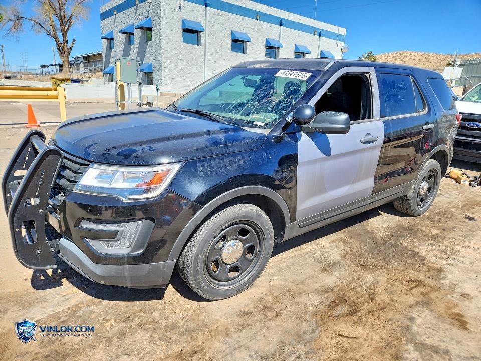 2017 FORD EXPLORER POLICE INTERCEPTOR – Lot 46647626 auction photo
