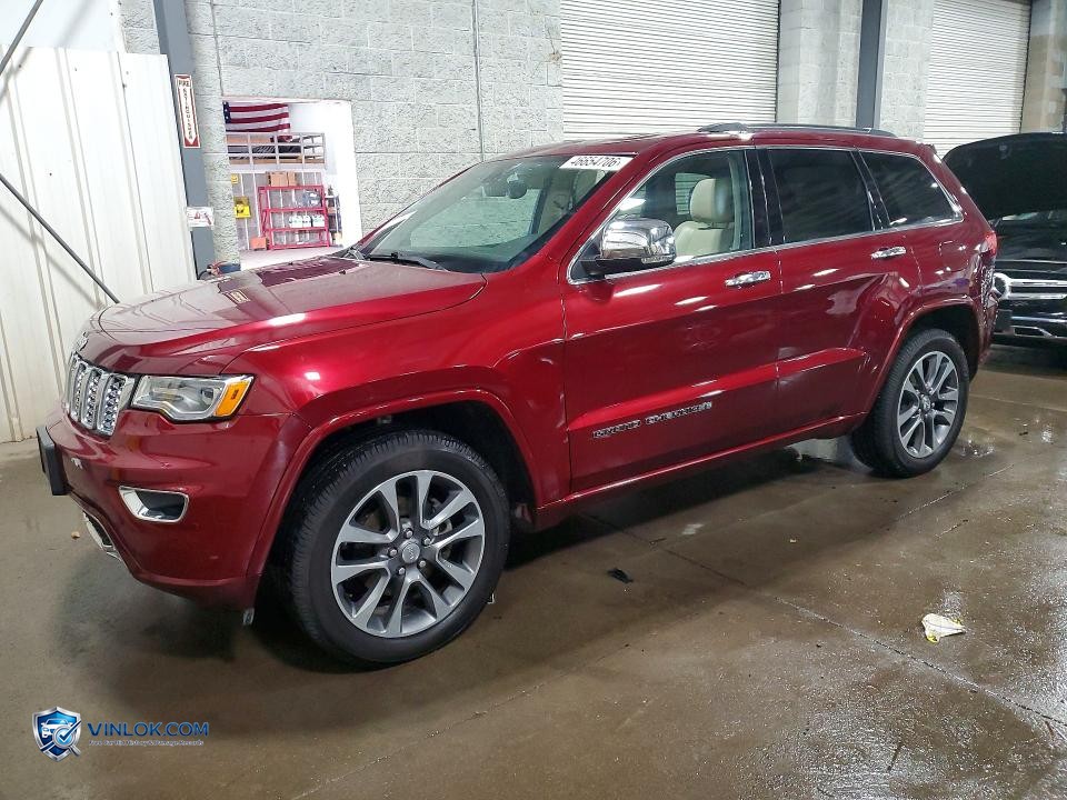 2017 JEEP GRAND CHEROKEE OVERLAND – Lot 46654706 auction photo