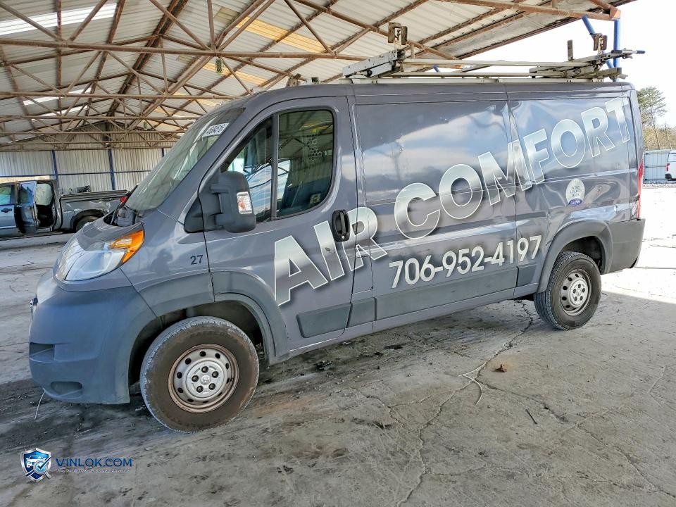 2015 RAM PROMASTER 1500 DELIVERY VAN – Lot 46684516 auction photo