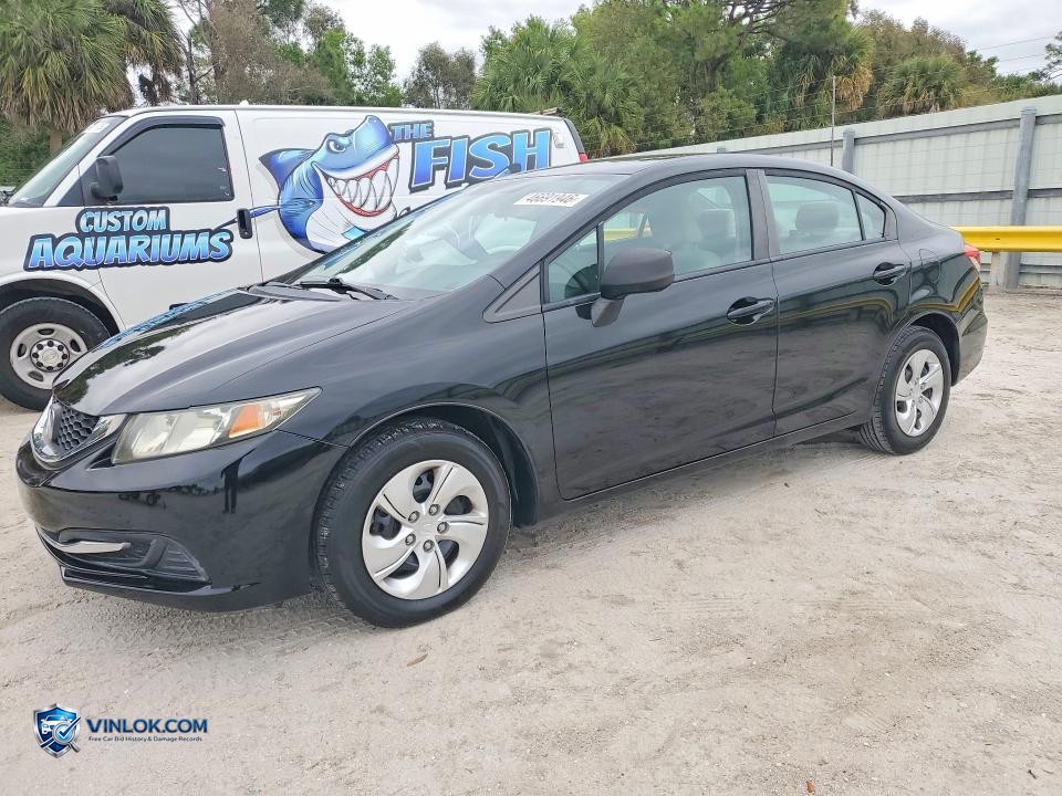 2013 HONDA CIVIC LX – Lot 46691946 auction photo