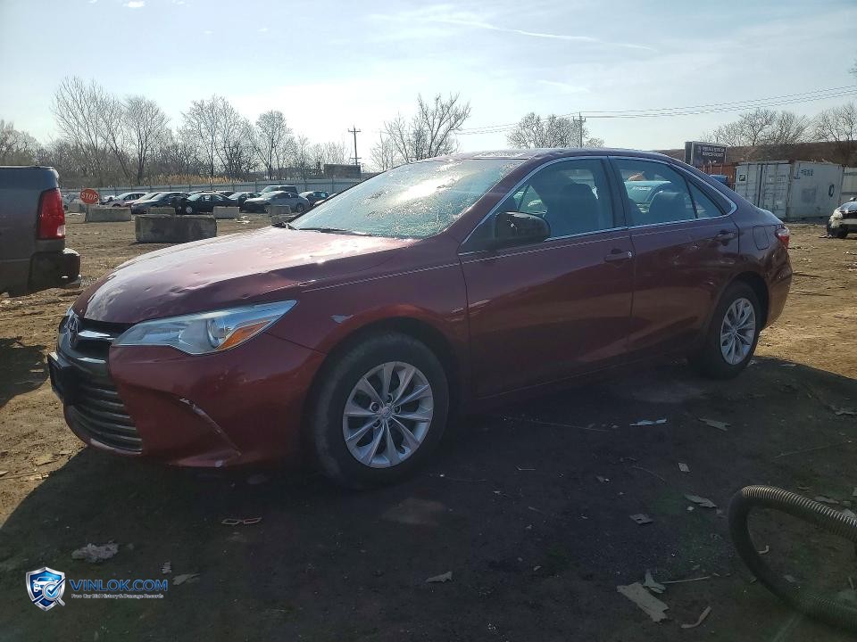 2016 TOYOTA CAMRY LE – Lot 46712396 auction photo