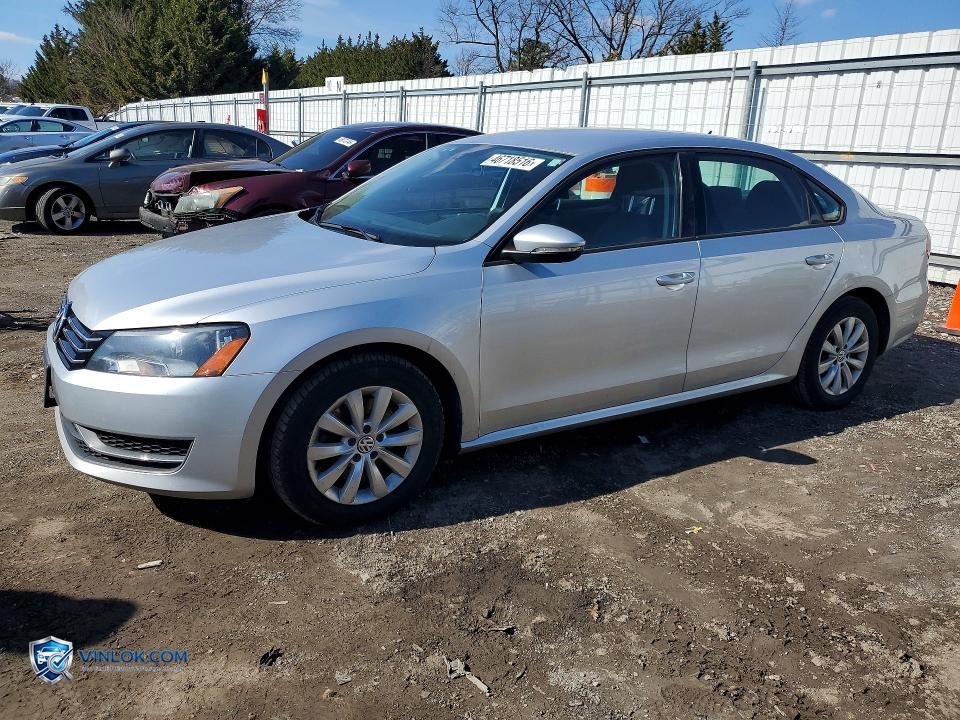 2012 VOLKSWAGEN PASSAT S – Lot 46718516 auction photo