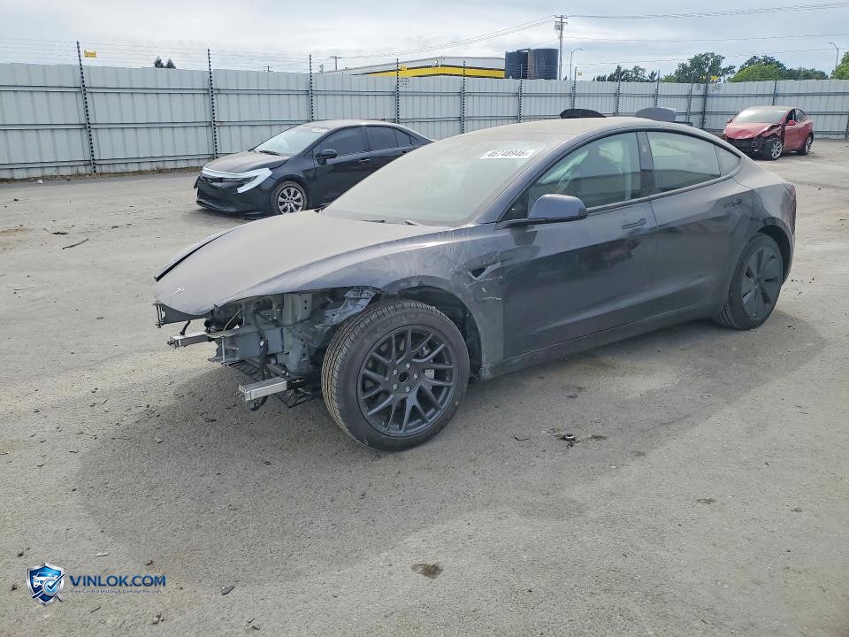 2025 TESLA MODEL 3 – Lot 46748946 auction photo