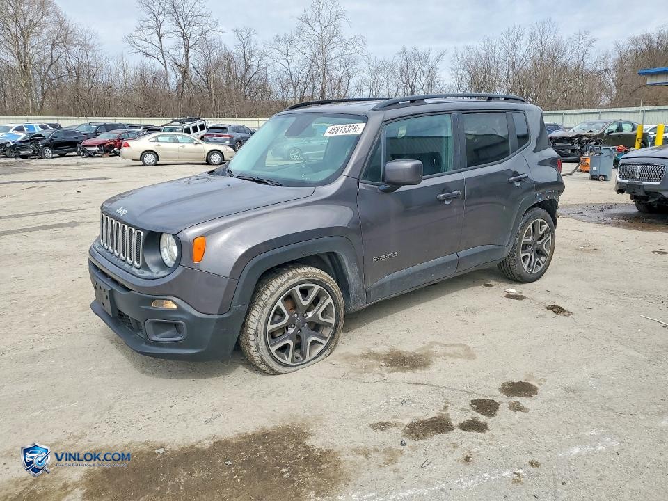 2017 JEEP RENEGADE LATITUDE – Lot 46815326 auction photo