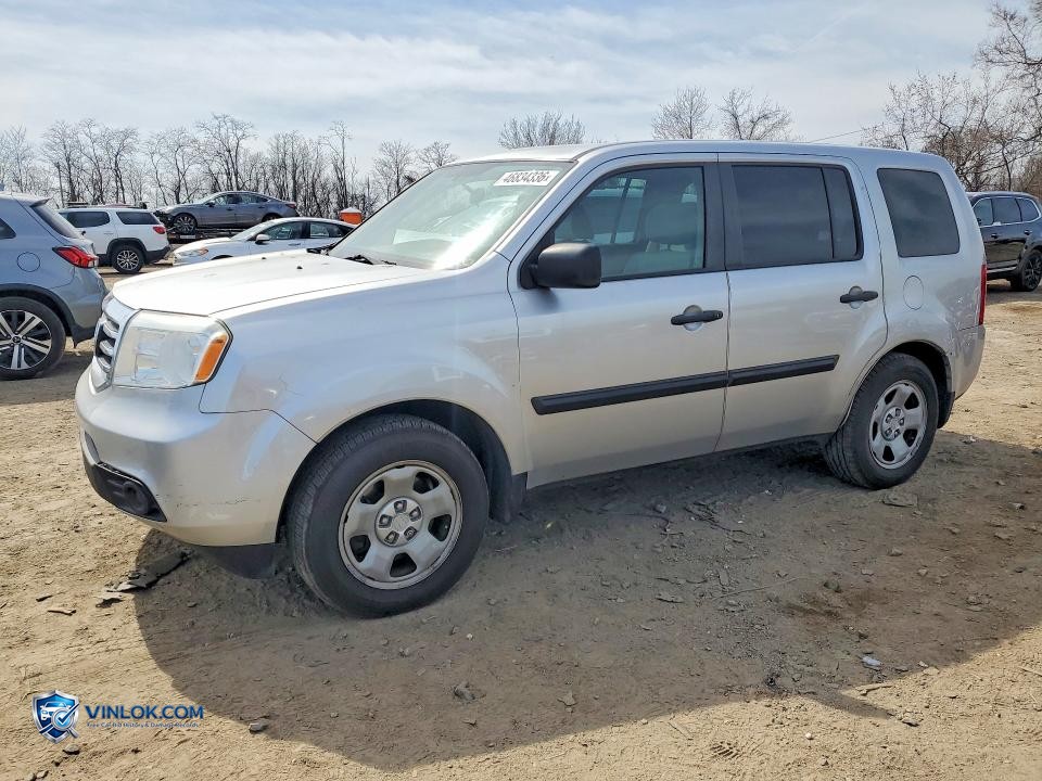 2013 HONDA PILOT LX – Lot 46834336 auction photo
