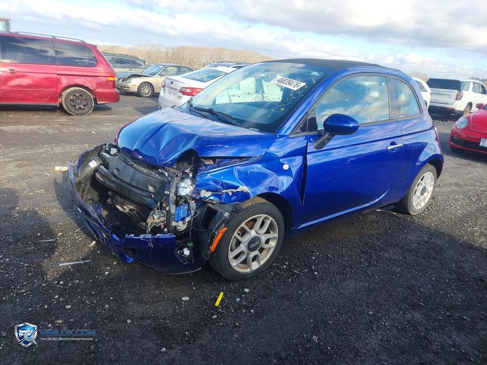 2012 FIAT 500 POP – Lot 46839476 auction photo
