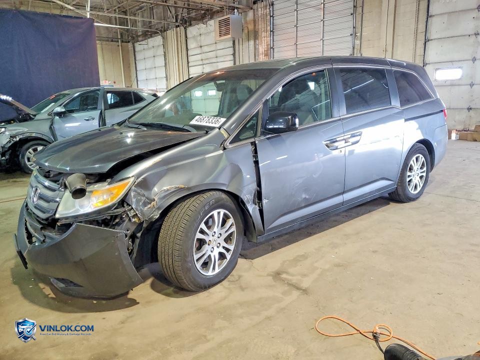 2013 HONDA ODYSSEY EXL – Lot 46878336 auction photo